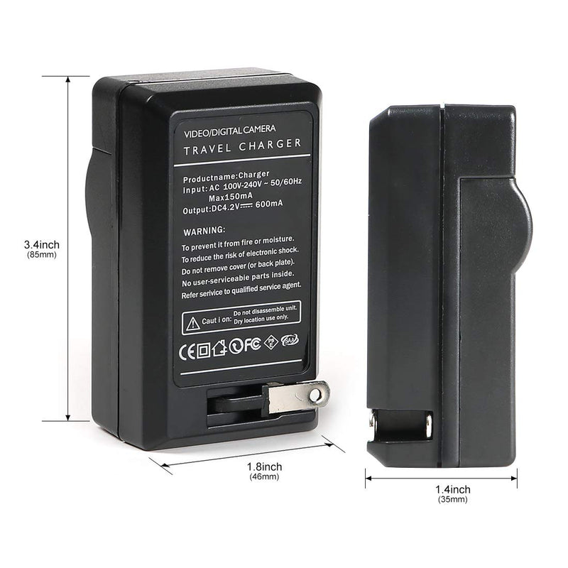 [Australia - AusPower] - NB-11L NB-11LH Battery Charger for Canon PowerShot ELPH 110 HS, 130 HS, 340 HS, 350 HS, A2300, SX400 is, A2400 is, A2500, A3500 is, A4000 is, IXS 240 HS, IXUS 285 HS Wall Charger 