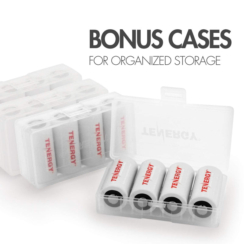[Australia - AusPower] - Tenergy Premium 16 Pack NonRechargeable CR123A 3V Lithium Battery, 1600mAh Primary Battery for Arlo Cameras, Photo Lithium Batteries, Security Cameras, Smart Sensors, and More 