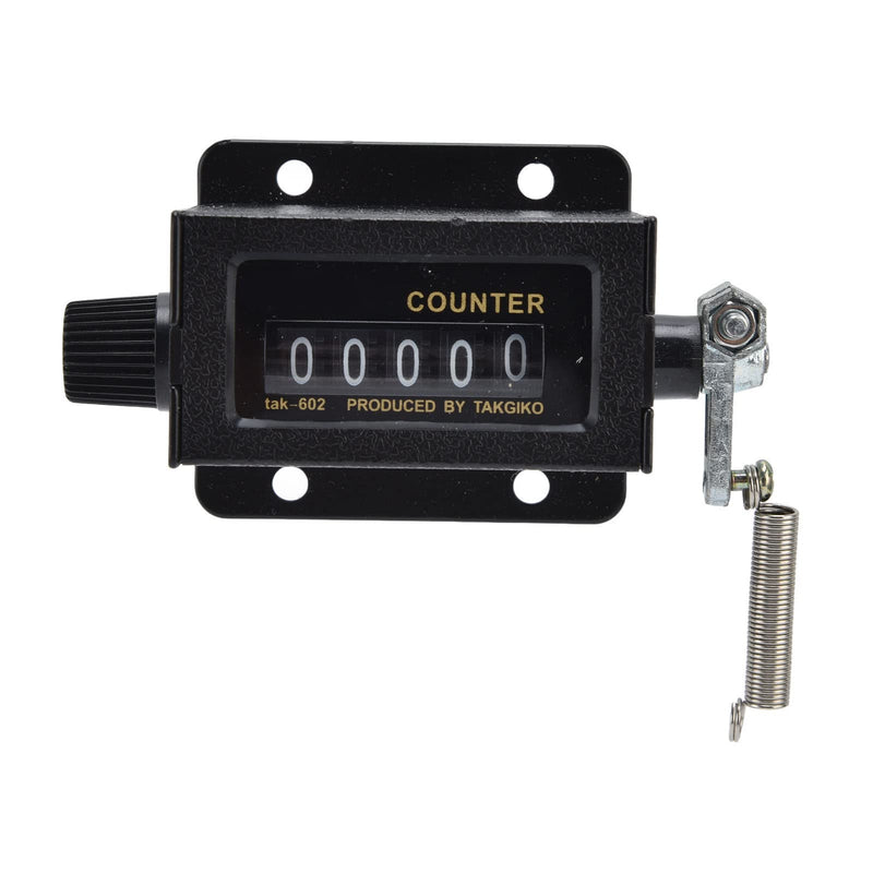 Bale Counter with Mechanical Counter Reset Function, Durable Clear Glass Mirror Design, Precise 5 Digit Counting Tool, Mechanical Components