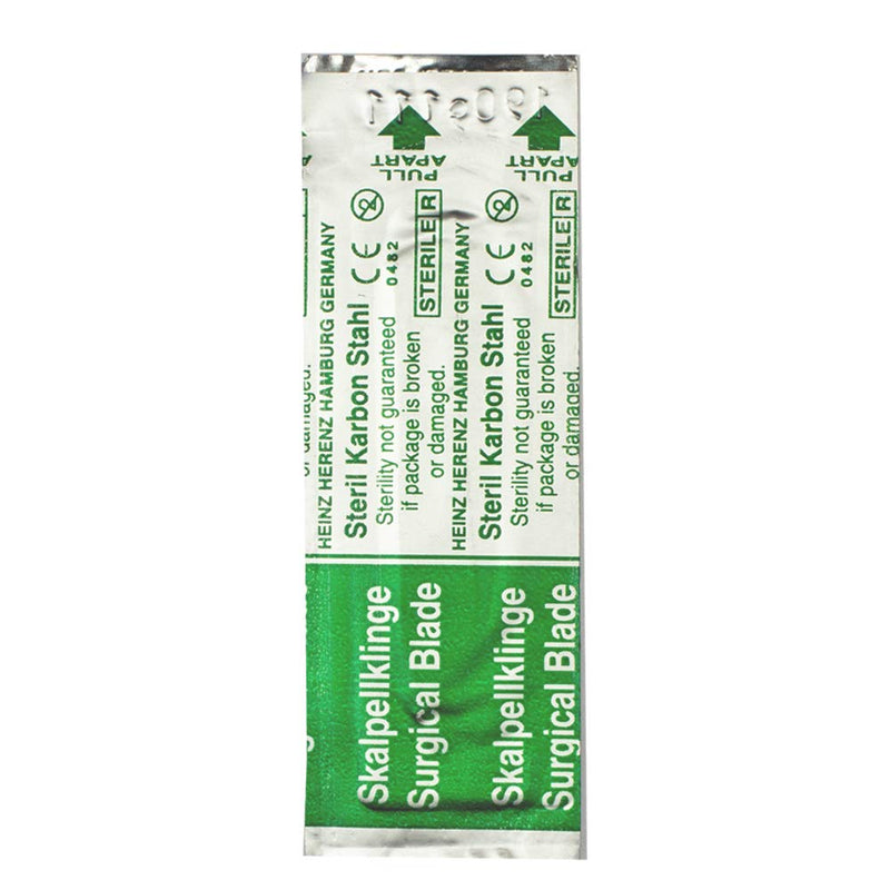 [Australia - AusPower] - May Pack of 50 Scalpel Blades Figure 10 Made of Carbon Steel, Sterile, for Scalpel Holder No. 3, Precision Replacement Blades for Crafts, Model Making & Hobby - Includes Blade Puller 