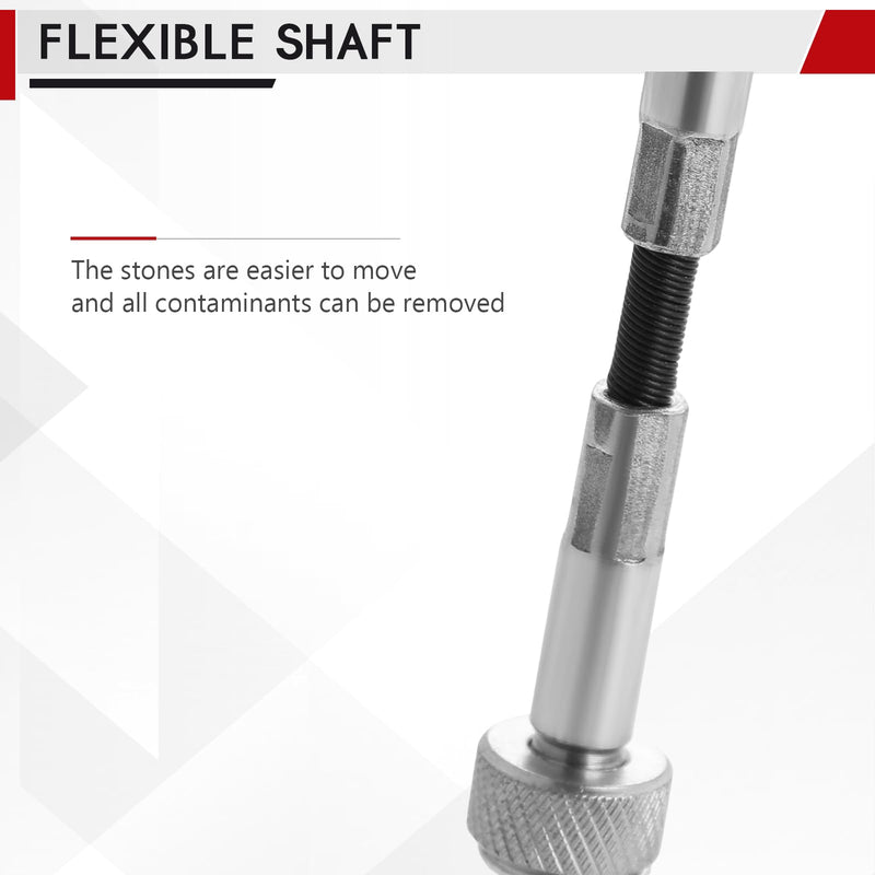 [Australia - AusPower] - DASBET 2PCS Engine Brake Cylinder Hone | Engine Cylinder Hone Tool Adjustable Deglazer 1" to 2-3/4" and 1-1/4" to 3-1/2" Diameter with Extra 6-Piece Stones 220 Grit 1-1/8" and 2" 