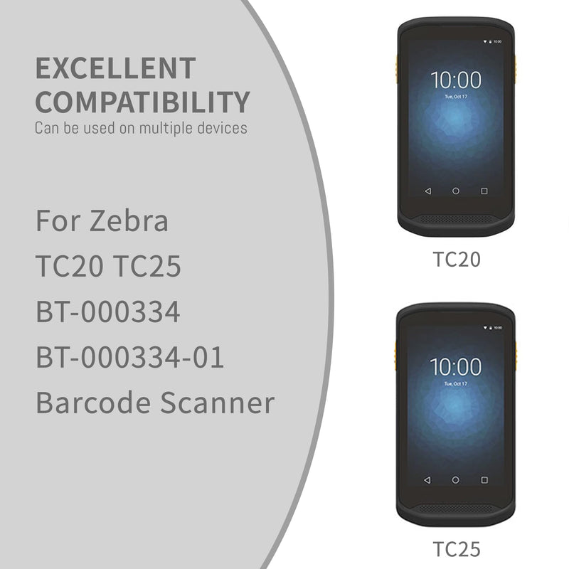 BT-000334 Battery for Zebra TC20 TC25 BT-000334 BT-000334-01 Barcode Scanner Industrial Mobile Data Terminal Battery Replacement 3.85V 2900MAH/11.17WH