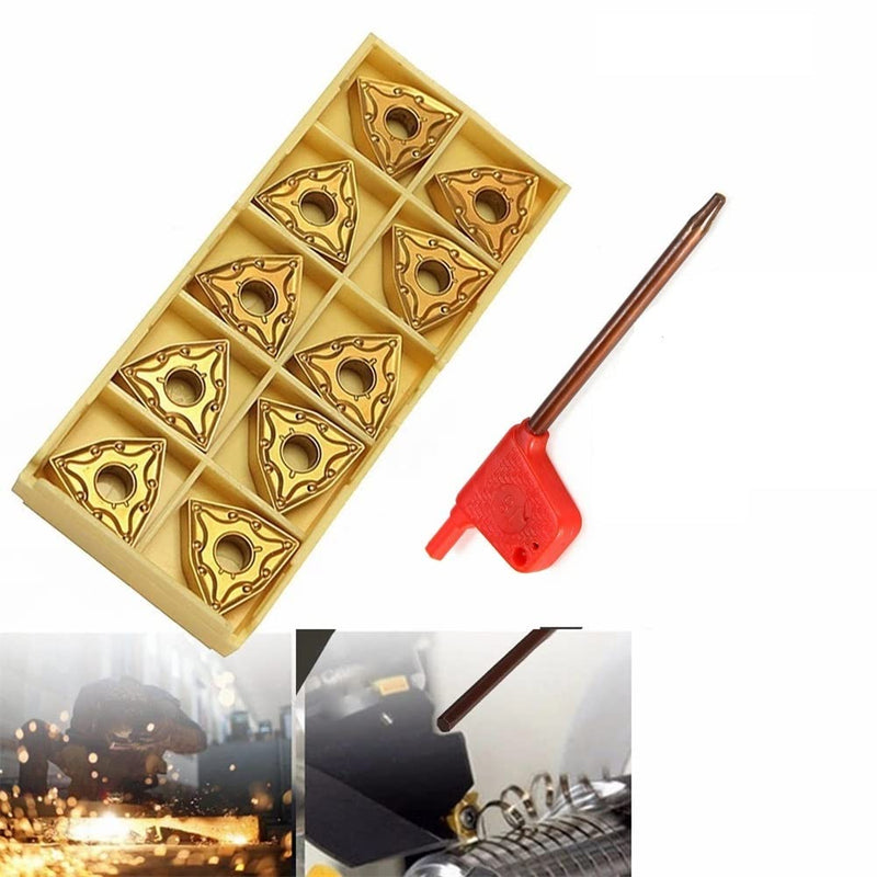 10 x WNMG080404 Carbide Insert