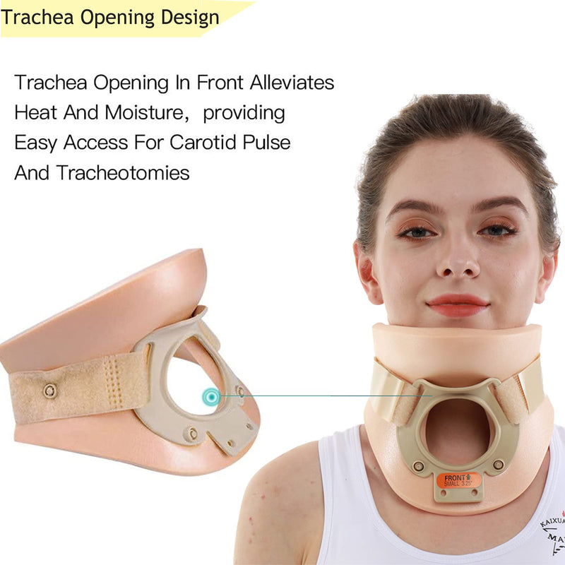[Australia - AusPower] - Philadelphia Neck Brace Foam Lightweight Soft Cervical Collar Height 3 1/4 Inch Immobilizer Collar Support Neck Traction Device Neck and Head Braces (Size M) Odorless 