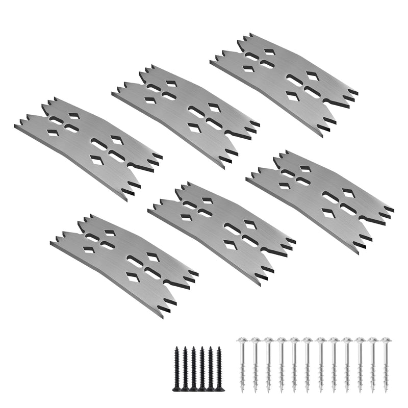 [Australia - AusPower] - 6PCS Slab Clamping Dogs for Woodworking Tools, Pinch Dogs Router Sled for Flattening Slabs,Bench Dog Hold Down Clamps for CNC and Panel Processing（Not Applicable to T-tracks and T-bolts） 