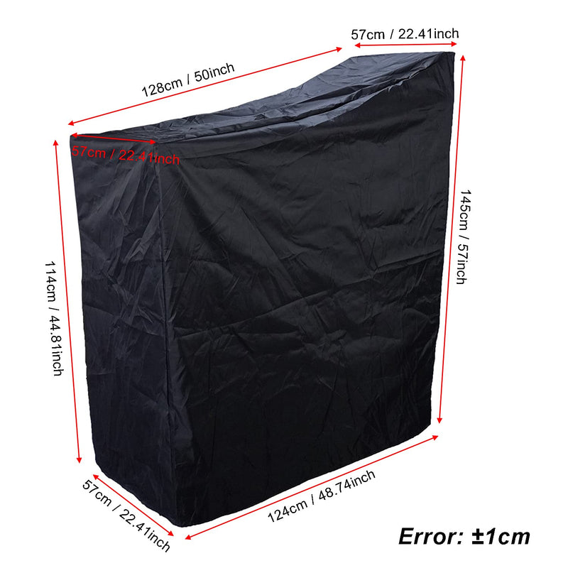 [Australia - AusPower] - Exercise Bike Cover for Peloton Stationary Bike Upright Indoor Cycling Protective Cover Dustproof Waterproof Sunshine-Proof Out Door Bike Cover Black 