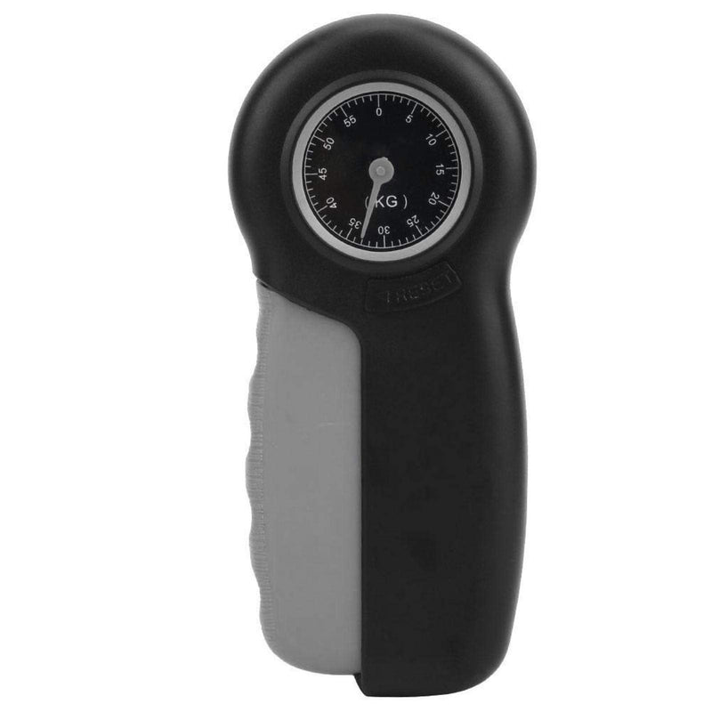 [Australia - AusPower] - Hand Force Meter, Hand Dynamometer, Hand Mechanical Measuring Device, Grip Strength, Hand Gripper Grip Gauge for Grip Strength Gauge (Black Grey) 