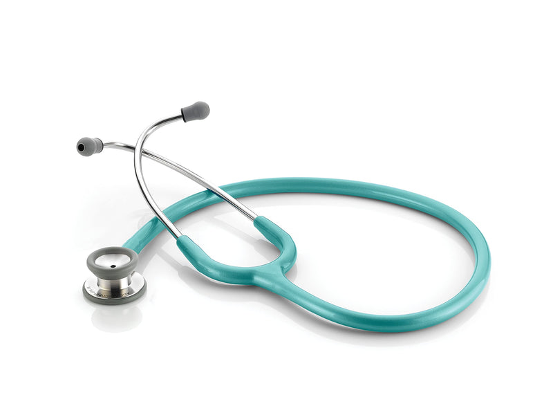 ADC Adscope 604 Pediatric Clinician Stethoscope, 30.5 inch Length, Metallic Caribbean