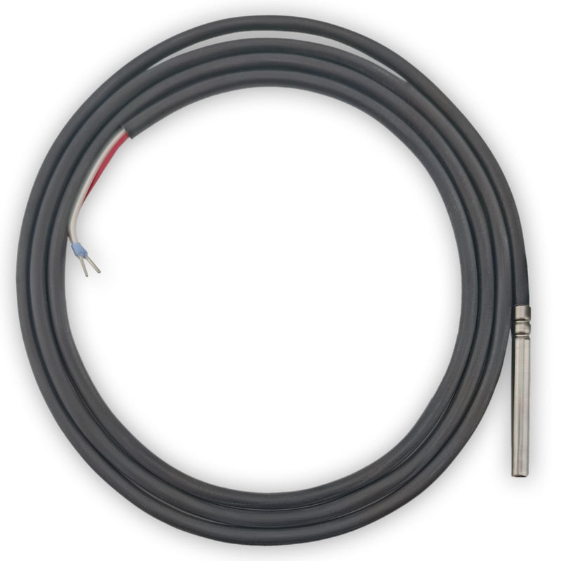 [Australia - AusPower] - Tmonit - PT1000 Temperature Sensor with Silicone Cable, up to 200 °C - Robust Cable Sensor for Industry, HVAC & Smart Home - Made in Germany 1,5m Silikon-Leitung 
