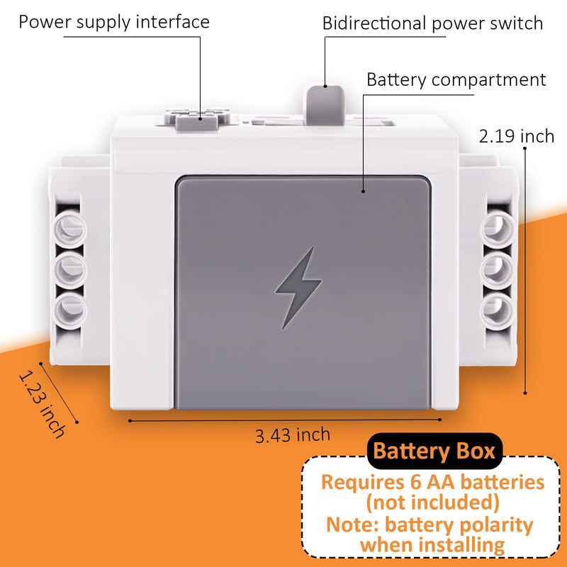 WEERSHUN 9-in-1 Motor Kit Compatible with Most Stud Building Blocks, Motor Set with Powerful Motors, Advanced Remote Control, Wide Compatibility