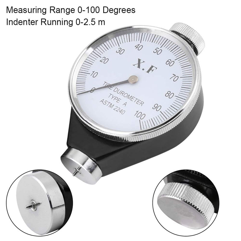 [Australia - AusPower] - Mohs Durometer Tester, Akozon Rubber Shore Type Durometer Hardness Meter Tester 0-100 HA 
