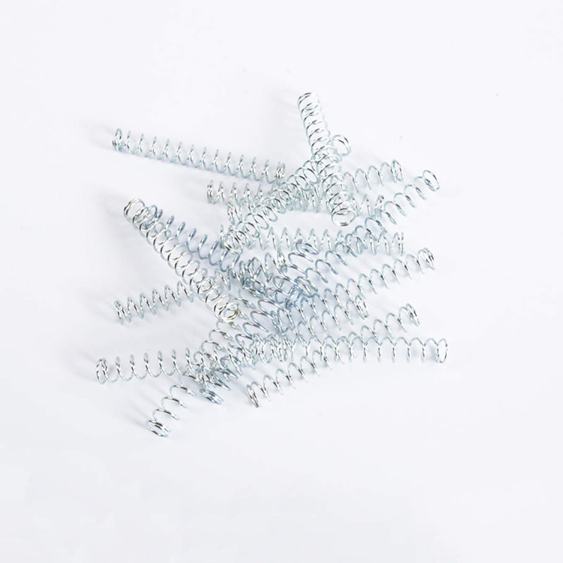 [Australia - AusPower] - Customized Galvanized Spring Steel Metal Small Coil Pressure Spring Compression Spring for Ball Pen, Wire Diameter 0.4mm * Out Diameter 4mm * Length 30mm, 100Pcs 