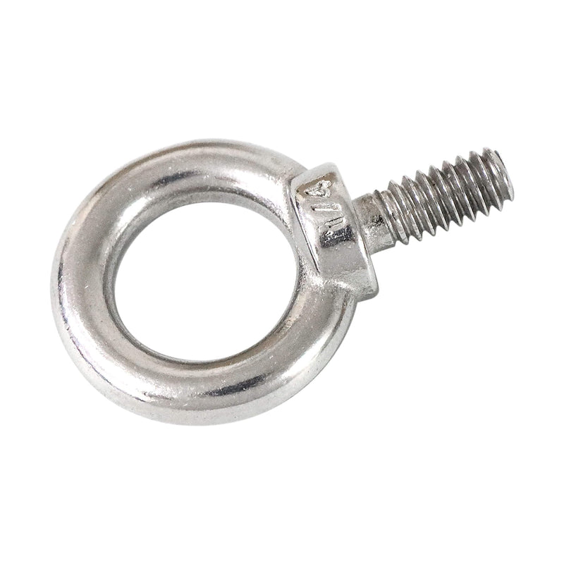 [Australia - AusPower] - 4 Packs 316 Stainless Steel 1/4" UNC Eye Bolt, Machinery Shoulder Eyebolts, Lifting Ring Threaded Eyebolt 1/4" 4 