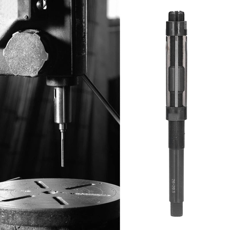 [Australia - AusPower] - Hand Reamer, HSS Reamer Cutter, High Speed Steel (HSS) Straight Shank Durable Adjustable Hand Reamer 26-29.5 mm for Working Metal Plates 