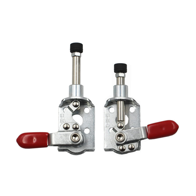 [Australia - AusPower] - 2Pcs GH-301-CR Handle Quick Release Left and Right Push-pull Toggle Clamp quick release push pull clamp (Right) 301CR Right?301-CR? 
