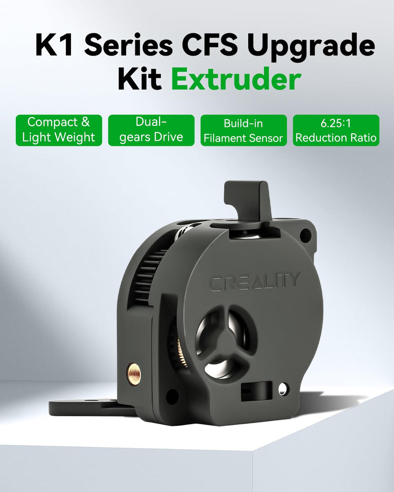 Creality Official Extruder Kit for K1 Series CFS Upgrade Accessory Kit, Built-in Filament Break Sensor and Cutter, Dual Gears for Smooth Feeding, Force Up to 80N