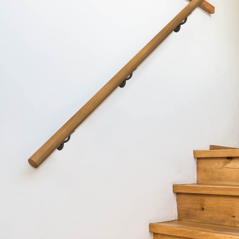 5-Pack Jumbo Handrail Brackets for Stairways and Hallways, Oil Rubbed Bronze – Design House, 182048 Jumbo Handrail Bracket