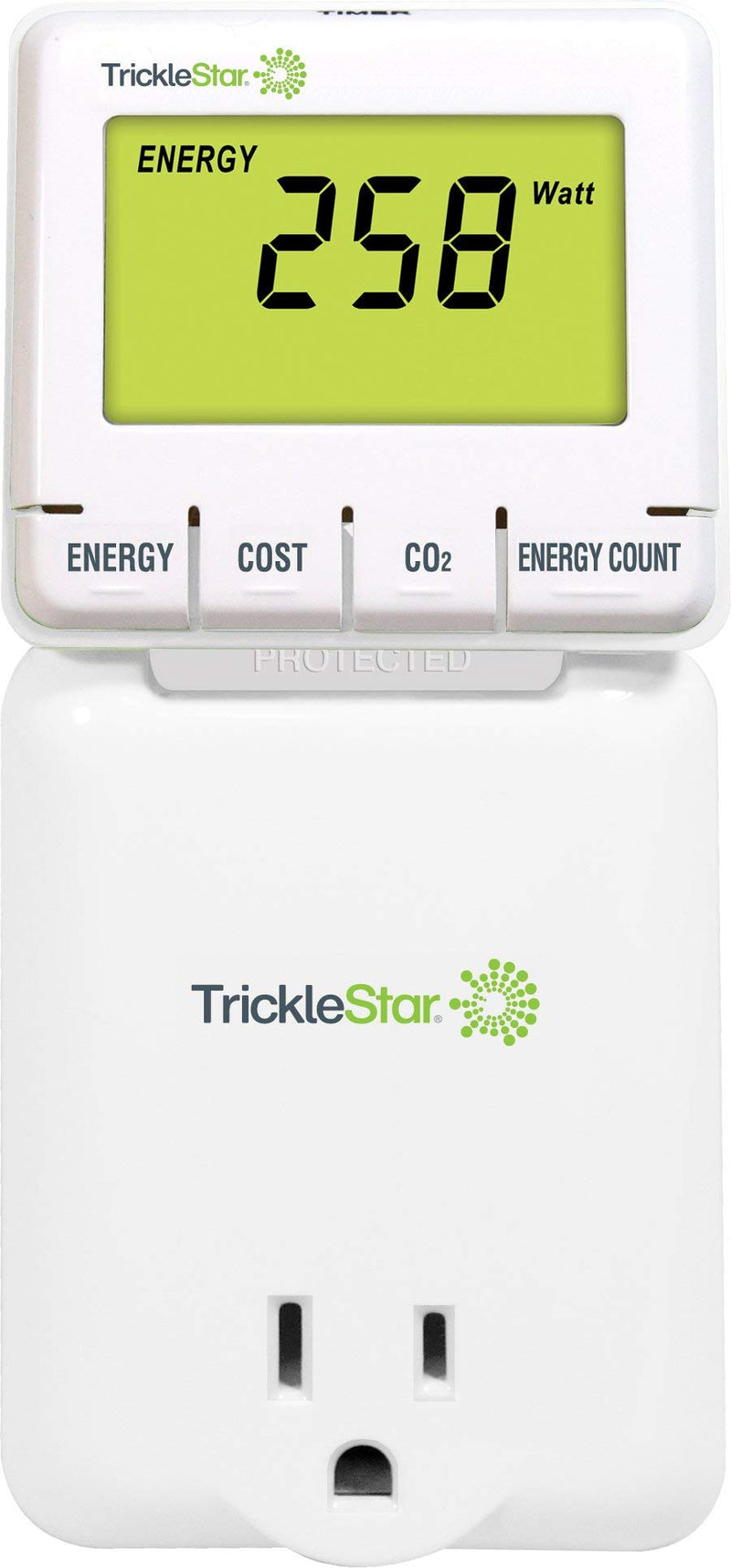 [Australia - AusPower] - Energy Monitor, Watt Meter, Power Meter, Electric Meter, Plug-in for Instant Energy Consumption Display in Watts, Cost, & CO2. TrickleStar TS2003 