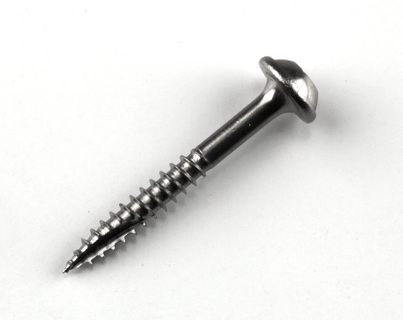 Kreg SML-F125S5-100 Stainless Steel Pocket Screws, 1-1/4 Inch #7 Fine Thread, Maxi-Loc Head (100 Count)