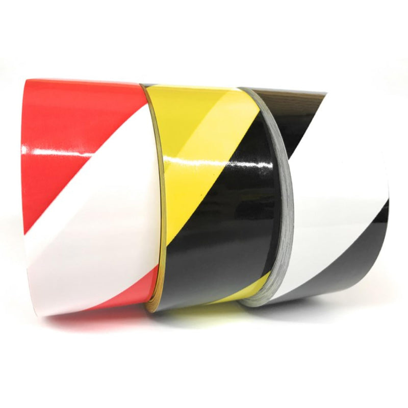 DuraMark EC-700 Hazard Safety Warning Stripe Tape - Durable Outdoor Heavy Duty Rubber Base, Reflective Slip Resistant Bast Certified for Pavement Marking, Hazardous Areas (Yellow & Black, 2" X 18') 2 Inch Yellow & Black