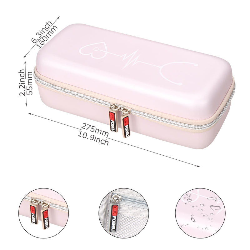 [Australia - AusPower] - Stethoscope Case Compatible with 3M Littmann Classic III/Lightweight II S.E/MDF Acoustica Deluxe Stethoscopes, includes Mesh Pocket for Nurse Accessories for Work (Pink) Pink 