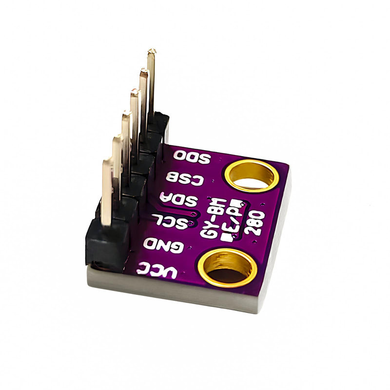 [Australia - AusPower] - SHILLEHTEK PRE-SOLDERED BME280 3.3V High Precision Altimeter Atmospheric Pressure, Temperature, and Humidity GY-BME280-3.3 Sensor Module for Raspberry Pi, Arduino, and Other MicroControllers 
