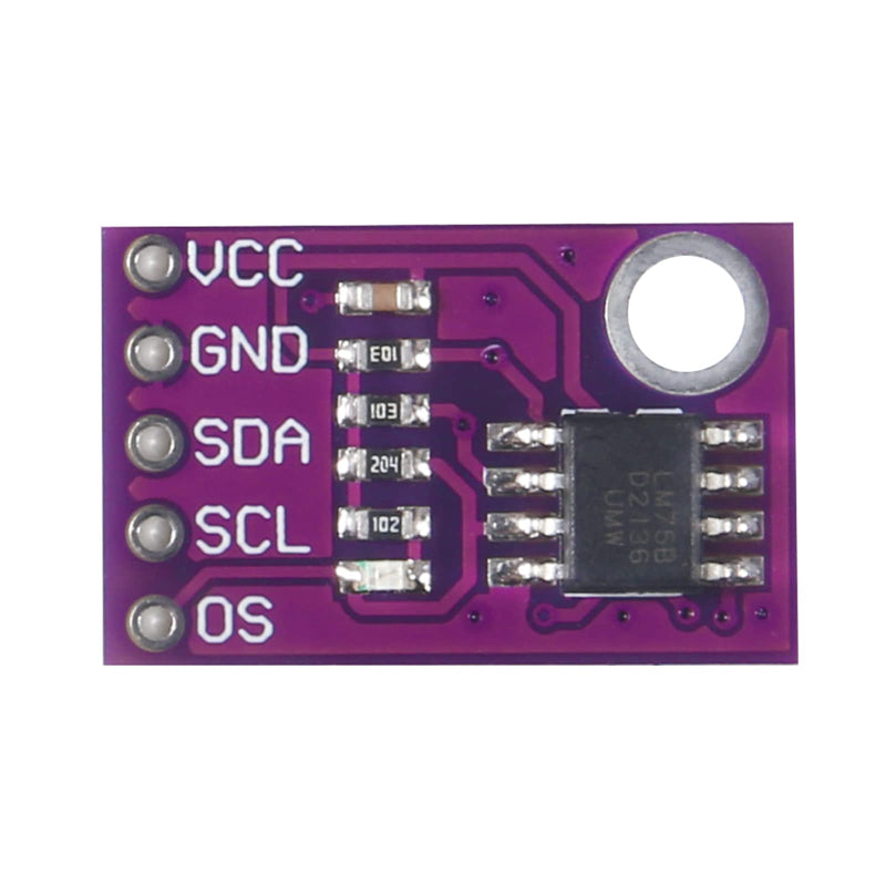 [Australia - AusPower] - 5PCS LM75 LM75A Temperature Sensor High Speed I2C IIC Interface High Precision Development Board Module 