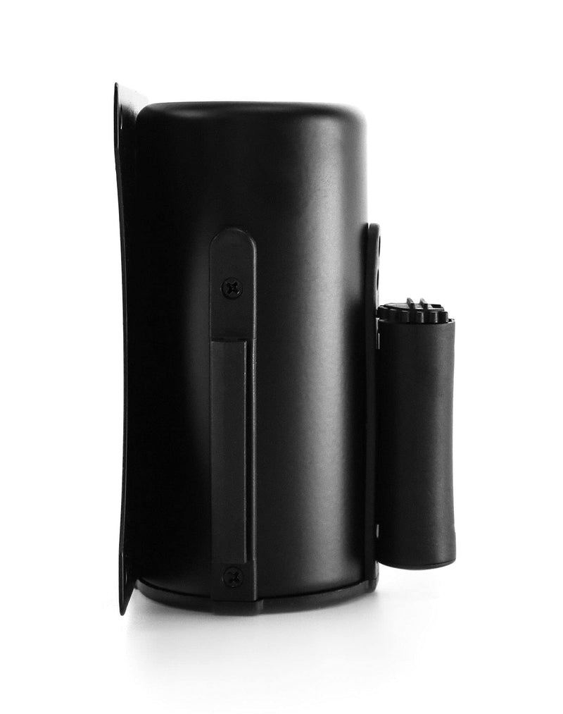 [Australia - AusPower] - QWORK Wall Mounted Retractable Belt Barrier, Crowd Control Wall Barrier with 10' Belt for Retail Stores, Airports, Banks, School 10' Black 