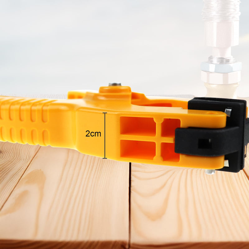 [Australia - AusPower] - K Type Thermocouple Clamp Probe Thermocouple Temperature Sensor Clip Lead Pipe Clamp HVAC Temperature Range -40~392°F (-40~200°C) 
