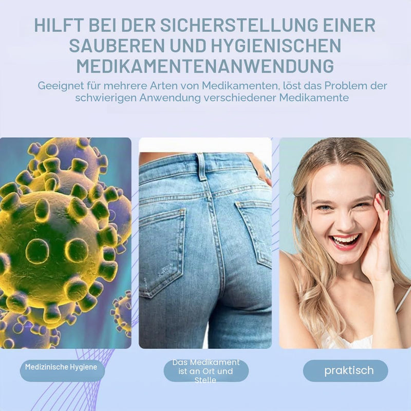 Pack of 20 Vaginal Applicators for Hygienic and Easy Application of Vaginal Suppositories and Ointments, Practical Aid for Women in Daily Intimate Care and Comfort