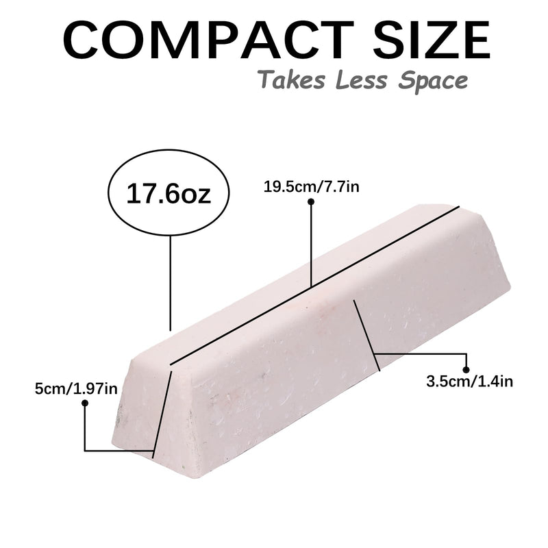 [Australia - AusPower] - Polishing Compound Buffing Compound Used for Soft Metals Polishing Removing Scratches on Soft Metals Aluminum Gold Silver Copper Ferrous 1 Lb White Rouge 