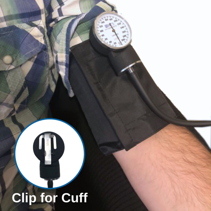 [Australia - AusPower] - Adult Manual Blood Pressure Cuff with Stethoscope (Blue, Lightweight) 