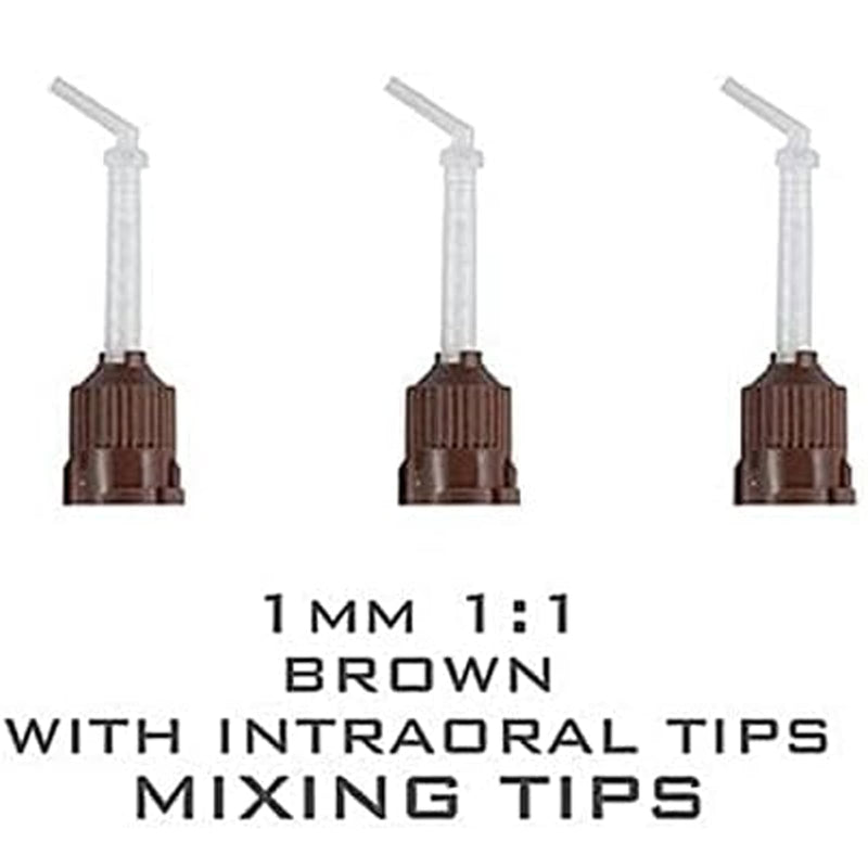 [Australia - AusPower] - 100 PCS Oral Material Mixing Tips Impression (7016 1mm (1:1) Goluao 