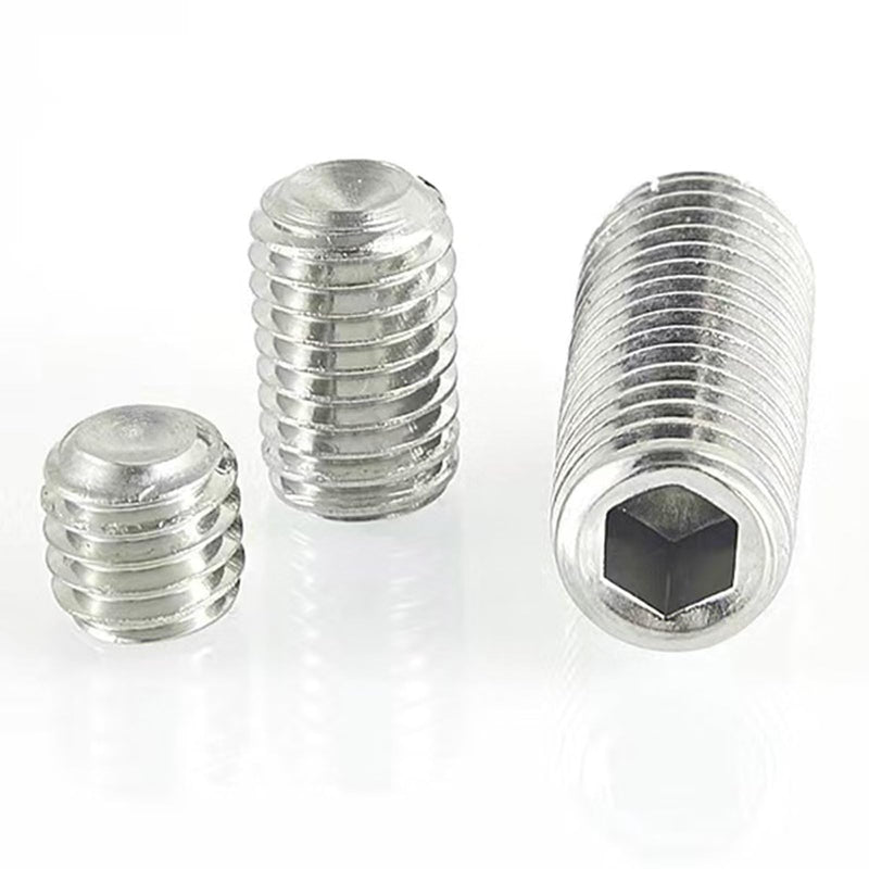 [Australia - AusPower] - M4-0.7 x 10mm Hex Socket Set Grub Screws,Headless Cup Point,Flat Point Grub Bolt,Internal Hex Drive,304 Stainless Steel,Headless Concave End,Metric External Thread,for Towel Rack Door Knob 100 Pcs M4-0.7 x 10mm(100 Pcs) 