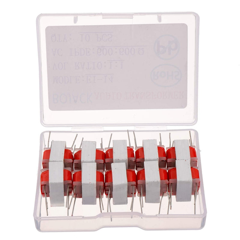 [Australia - AusPower] - BOJACK EI-14 High Efficiency Audio Isolation Transformers 1:1 600:600 Ohm (Pack of 10) EI-14/600:600 Ohm 