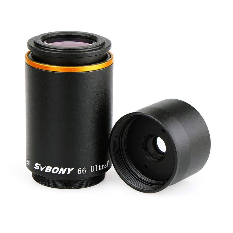 [Australia - AusPower] - SVBONY Telescope Eyepiece Fully Mutil Coated 1.25 inches Telescope Accessories Set 66 Degree Ultra Wide Angle HD 6mm for Astronomy Telescope 