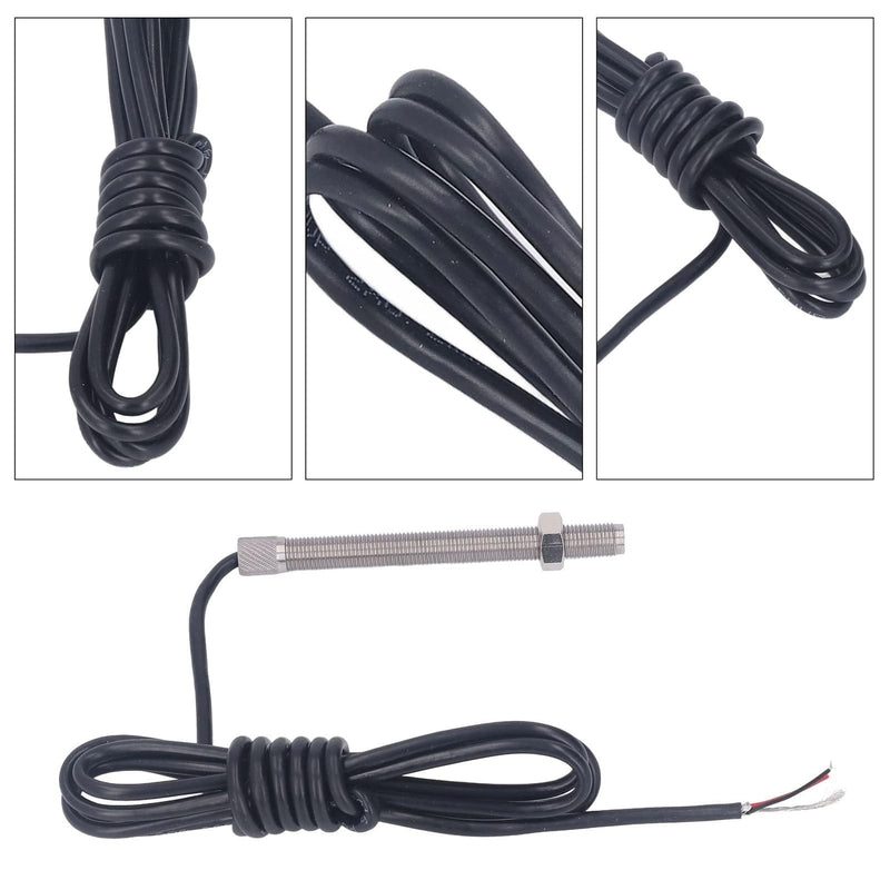 [Australia - AusPower] - Generator Magnetic Pickup Speed Sensor, UNF-2A Stainless Steel Engine Ring Gear Teeth 3/8-24 Thread Generator Speed Sensor for Temperature Range of -55℃-105℃ Generator Sets 