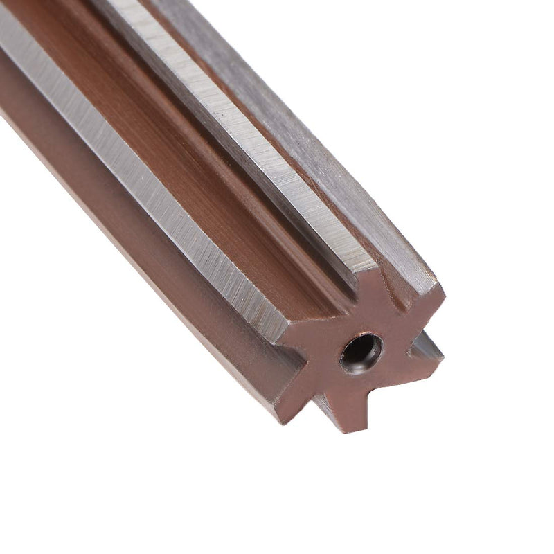 [Australia - AusPower] - sourcing map Direct Shank H8 Clamping Reamer 12 mm Cutting Diameter 6 Flutes Hand Milling Cutter 12mm 