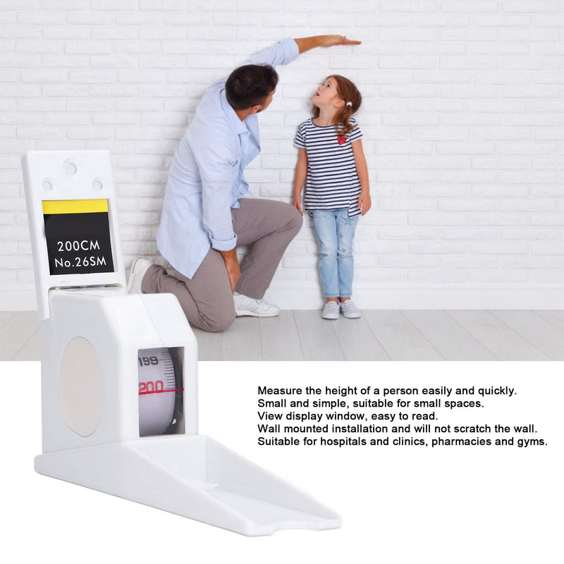 [Australia - AusPower] - 200 cm Altimeter Measuring Height Ruler Altimeter Home Use Wall-Mounted Retractable Tape Measure Meter, Other Measuring Tools 