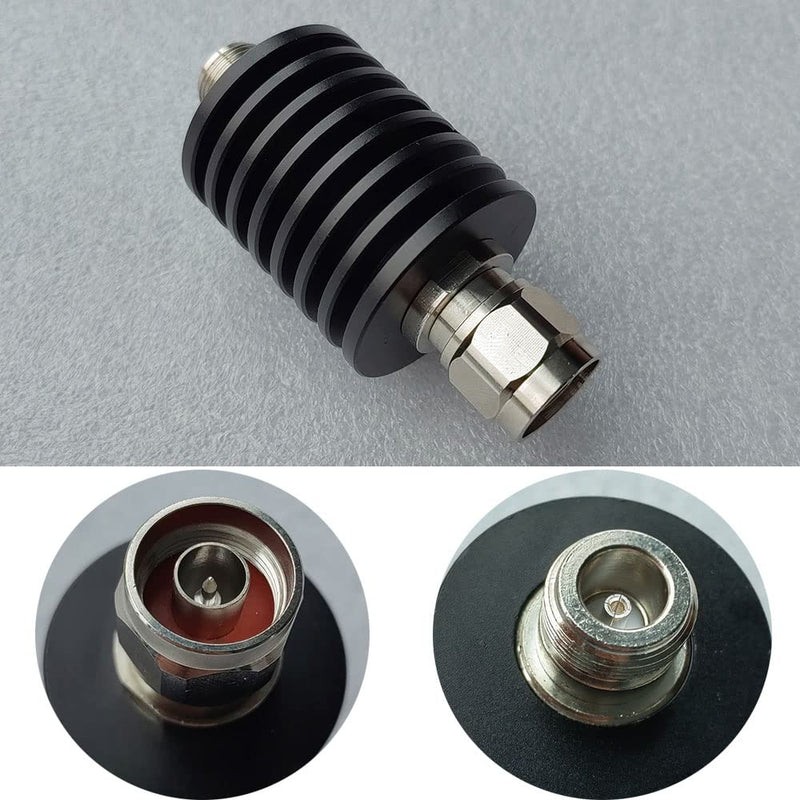 [Australia - AusPower] - 20DB 25W N Fixed Attenuator - 25 Watt Attenuator 50 Ohm DC-3Ghz 20DB 25W N 20DB 