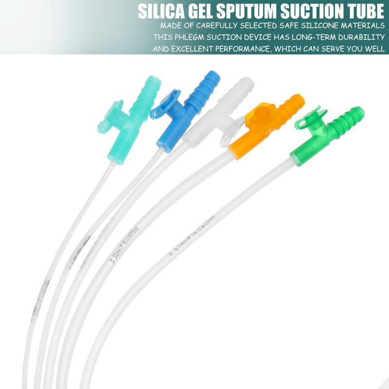 [Australia - AusPower] - ULTECHNOVO 10pcs Kids Phlegm Remover Disposable Silicone Suction Tubes for Sputum Aspirator Sputum Suction Machine 