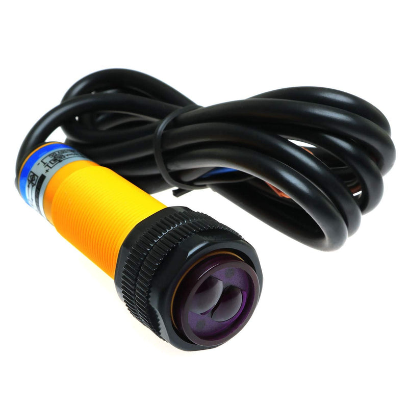 [Australia - AusPower] - E-outstanding DC 6-36V 3 Wire NPN NO IR Photoelectric Sensor Switch 30cm Adjustable E3F-DS30C4 