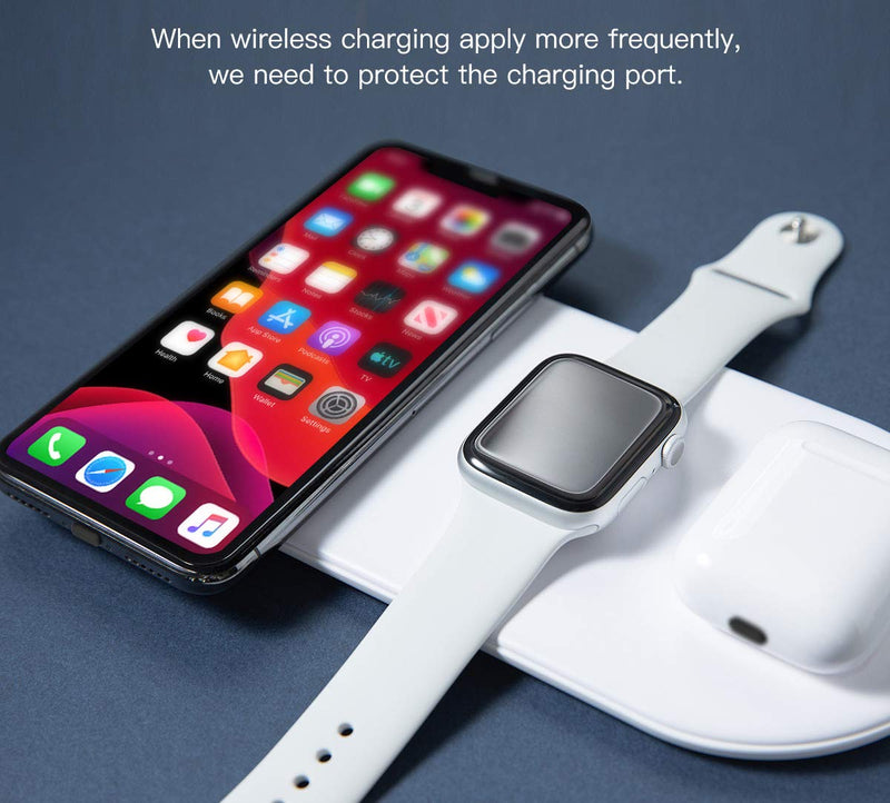 [Australia - AusPower] - CaseBuy 10x Anti Dust Plugs Compatible with iPhone 14, 14 Pro Max, 13, 13 Pro, 12, 12 Pro Max, 11, 11 Pro, X, XS, XR, 8, 7, iPhone Charging Port Dust Cover | Silicone iPhone Dust Plugs, Black 10PACK 