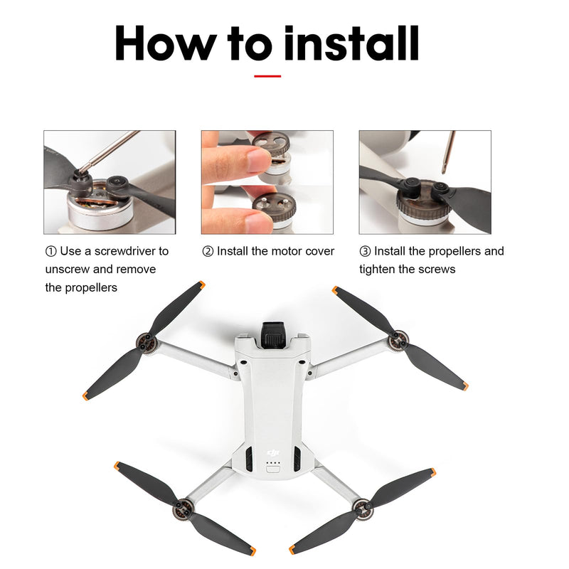 [Australia - AusPower] - for DJI Mini 4 Pro Motor Protective Caps Covers, 8pcs Drone Motor Dust Covers Case Mounts for DJI Mini 4 Pro Accessories for DJI Mini 3 Pro Accessories 
