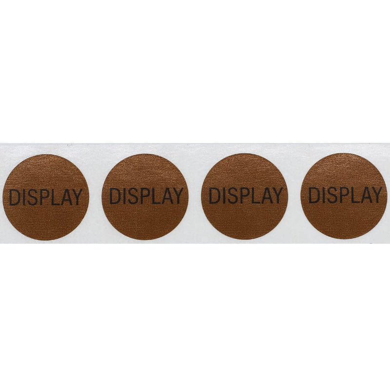 Display Retail Stickers 0.75 Inch Round 500 Total Adhesive Labels