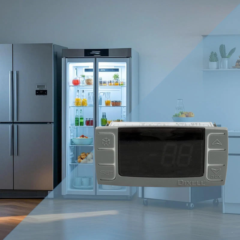 [Australia - AusPower] - XR02CX-4N1F1 Temperature Control with Temperature Sensor Probes 120V/Digital Thermostat Controller Off Cycle Defrost Compatible with Refrigerators-Freezers-Heating Appliances 