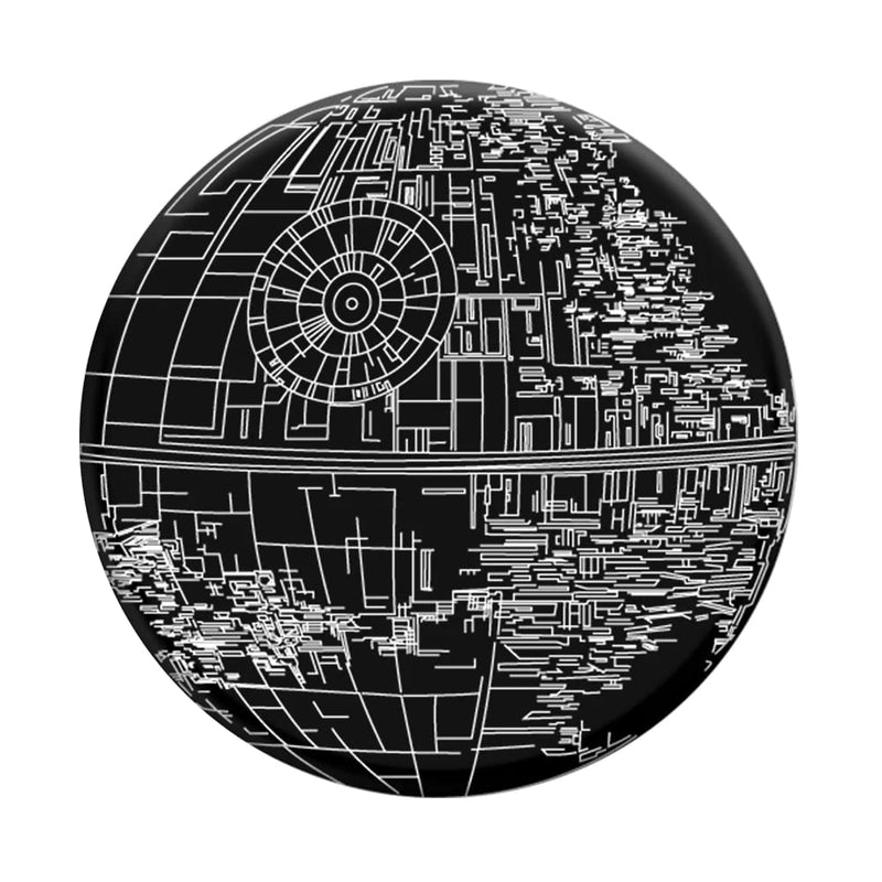 [Australia - AusPower] - PopSockets Phone Grip with Expanding Kickstand, Star Wars - Death Star Alum 