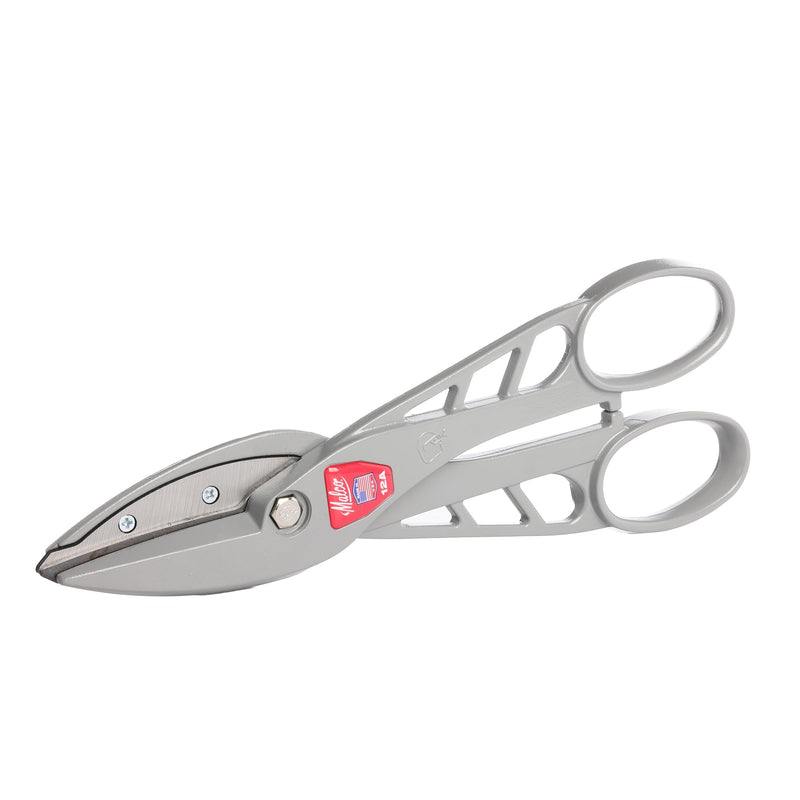 Malco Andy Snips Classic, 24 Guage cutting Capacity, Easy Sharpen and Replaceable Blades, Sheet Metal Snips, Tin Snip, Tinners, Made in USA (Pattern, 12 Inch) Pattern