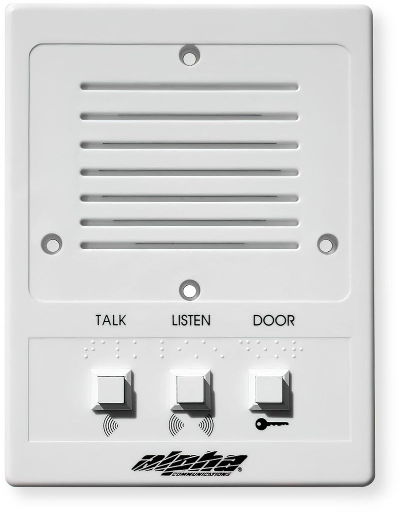 [Australia - AusPower] - IS543 Universal Intercom Station, Door Entry, Call Button Functionality, Remote Access, Clear Audio, Durable Construction 