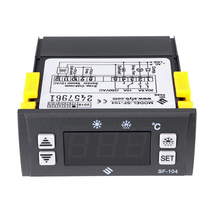 [Australia - AusPower] - MXBAOHENG Thermostat Temperature Controller SF-104 Digital Display Temperature Regulator 110V Evaporator Fan Controller Defrost Heating Wire Controller 